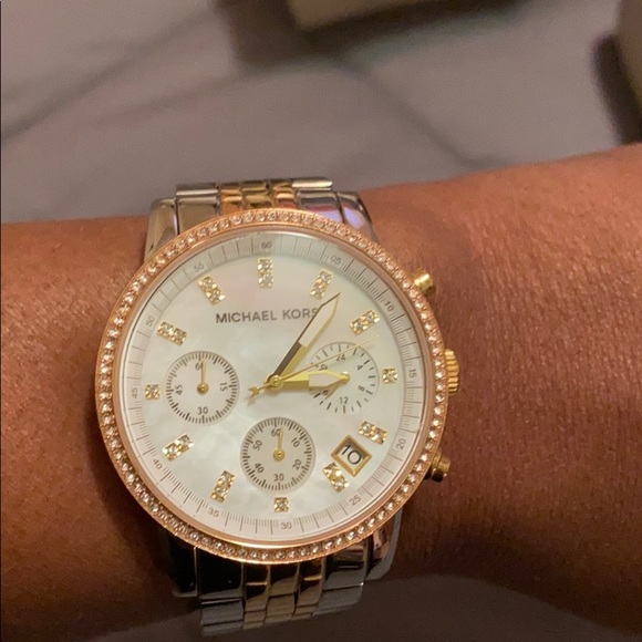 Michael Kors Tri Color Watch - Picture 6 of 10